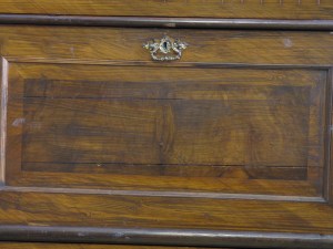 Laskulevyssä oleva vaurio.