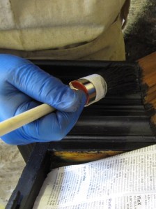 Talonpoikaiskaappi maalattiin