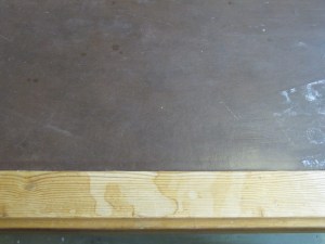 Vauriotunut vahapinta. Vauriotunut vahapinta.