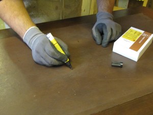 Valkoisen täplän värittäminen. Valkoisen täplän värittäminen.