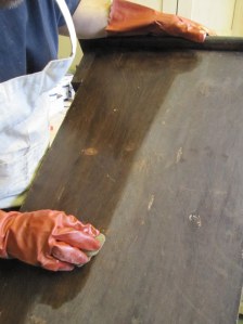 Maalipinnan puhdistaminen. Maalipinnan puhdistaminen.