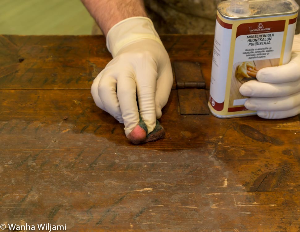 Tasakantisen arkun hoitokäsittely