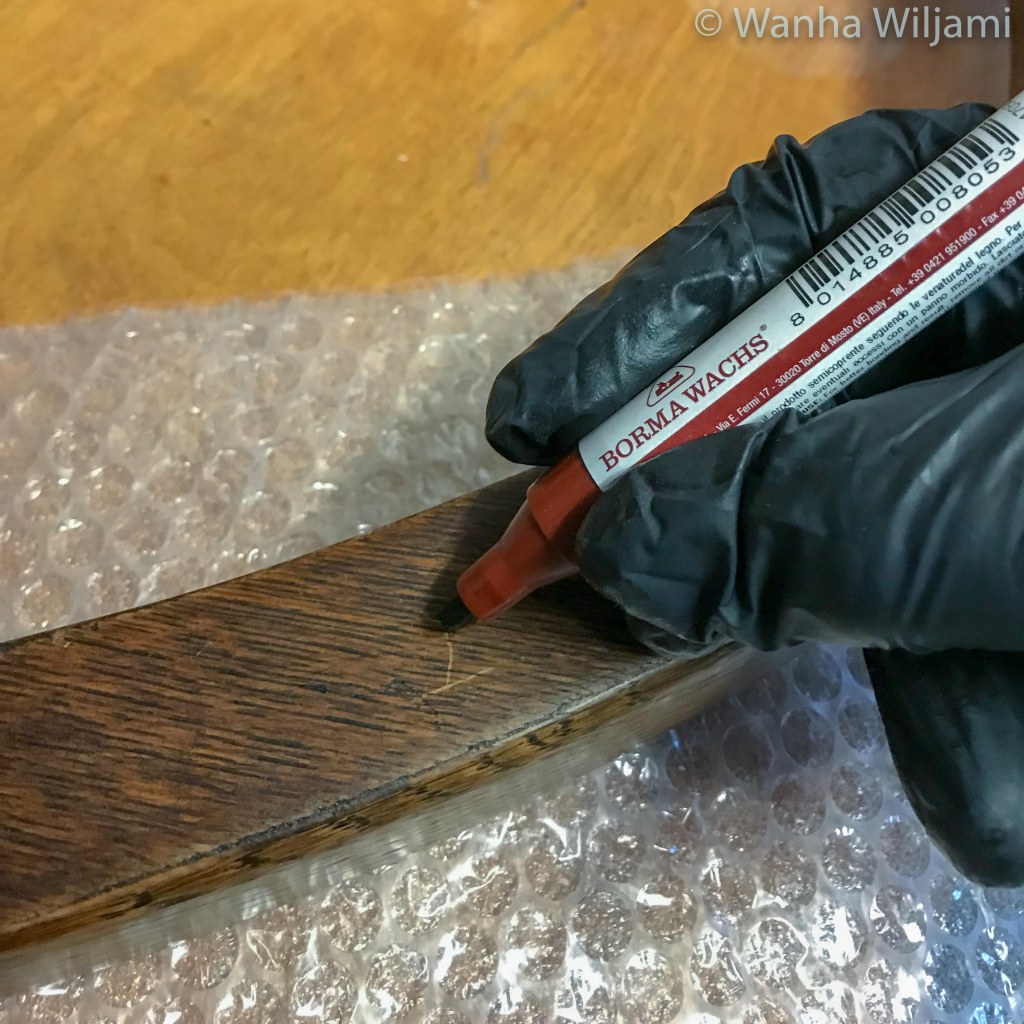 Art deco tuolin&nbsp;entisöinti